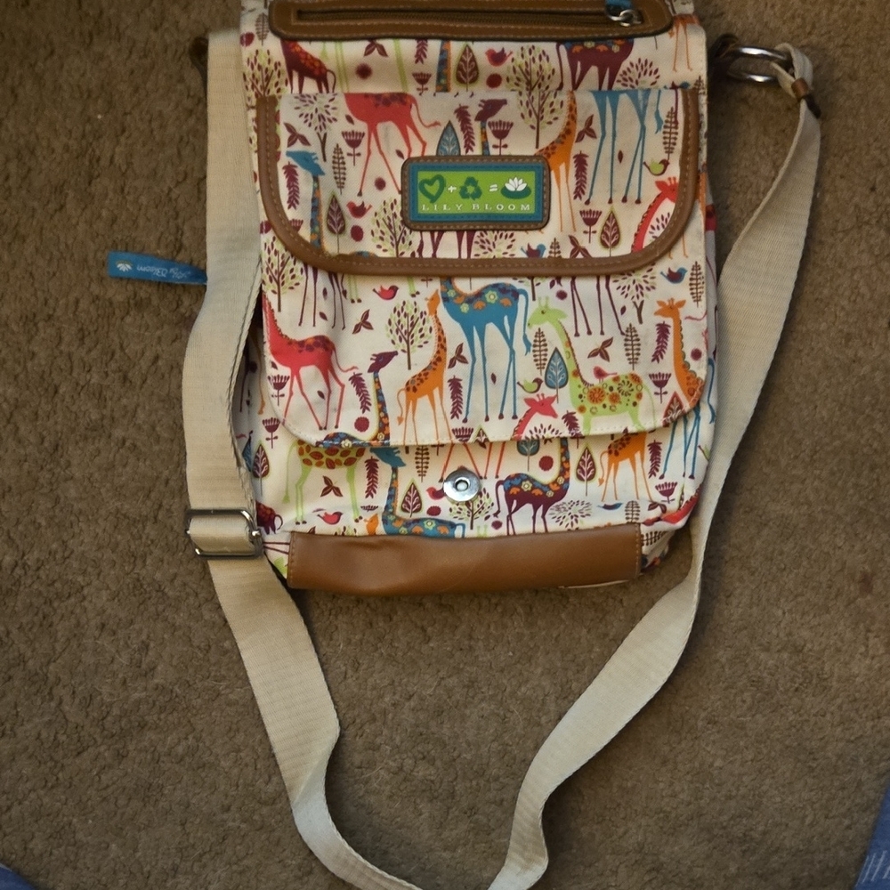 Colorful Animal Print Crossbody Bag